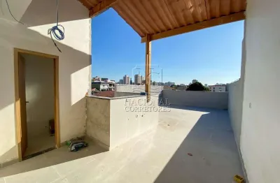 Cobertura à venda, 110 m² por r$ 520.000,00 - bangu - santo andré/sp