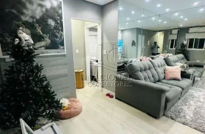 Cobertura com 2 dormitórios à venda, 86 m² - vila bela vista - santo andré/sp
