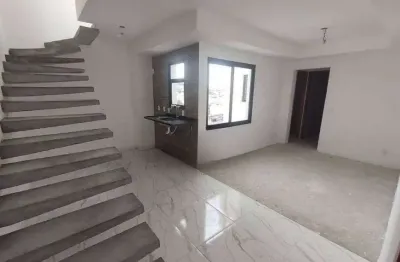 Cobertura com 2 dormitórios à venda, 100 m² por r$ 400.000,00 - parque oratório - santo andré/sp