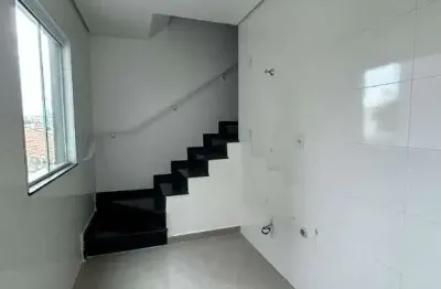 Cobertura com 2 dormitórios à venda, 76 m² por r$ 400.000,00 - jardim utinga - santo andré/sp