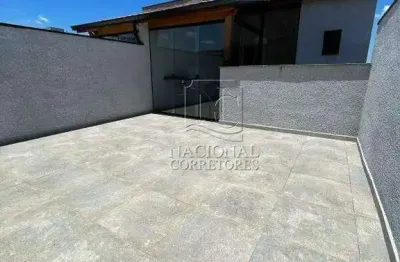 Linda cobertura sem condomínio à venda no camilópolis – 94m², 2 dormitórios, elevador e cobertura fechada