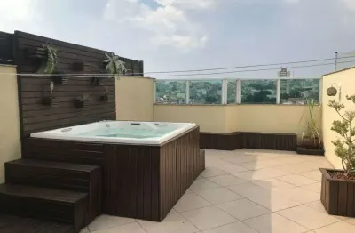 Cobertura à venda, 190 m² por r$ 850.000,00 - parque das nações - santo andré/sp