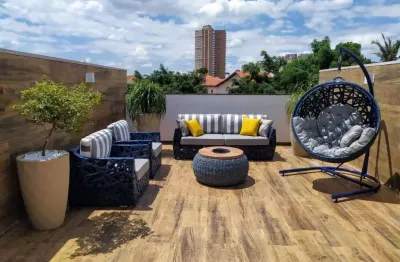 Cobertura com 3 dormitórios, 194 m² - - campestre - santo andré/sp