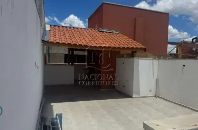 Cobertura sem condomínio à venda, 2 quartos, 1 suíte, 1 vaga, vila sacadura cabral - santo andré/sp