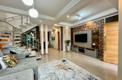Sobrado de alto padrão à venda no parque jaçatuba – 212m², 4 dormitíorios e área gourmet