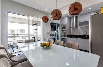 Apartamento à venda, 3 quartos, 1 suíte, 2 vagas, vila scarpelli - santo andré/sp