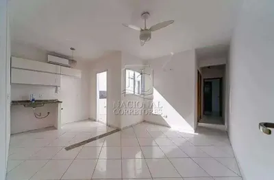 Apartamento para aluguel, 2 quartos, 1 suíte, 1 vaga, vila alzira - santo andré/sp