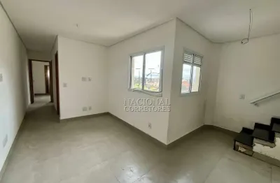 Cobertura sem condomínio à venda, 2 quartos, 1 suíte, 1 vaga, vila camilópolis - santo andré/sp