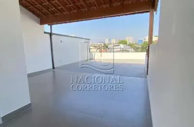 Cobertura sem condomínio à venda, 2 quartos, 1 suíte, 2 vagas, vila guiomar - santo andré/sp