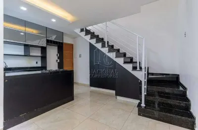 Cobertura à venda, 2 quartos, 1 vaga, vila linda - santo andré/sp