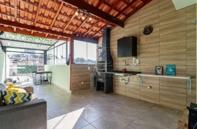 Cobertura sem condomínio à venda, 2 quartos, 1 suíte, 2 vagas, parque oratório - santo andré/sp