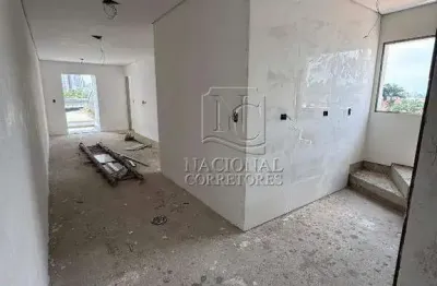 Cobertura com 3 dormitórios à venda, 119 m² - vila são pedro - santo andré/sp