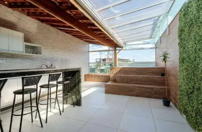 Cobertura duplex 100m² | área gourmet, hidromassagem e 100% planejada – jardim do estádio, santo andré