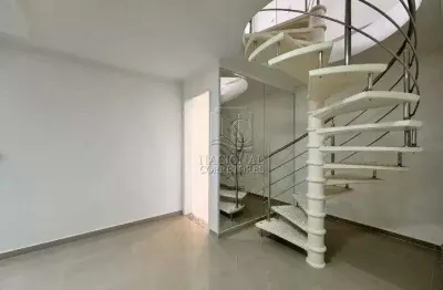 Apartamento duplex à venda, 2 quartos, 1 suíte, 2 vagas, casa branca - santo andré/sp