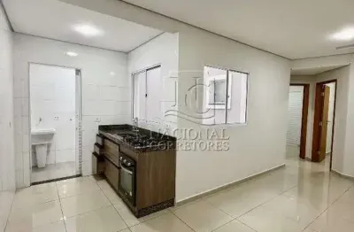 Apartamento sem condomínio 46m² - 2 dormitórios sendo 1 suíte à venda - jardim las vegas - santo andré/sp