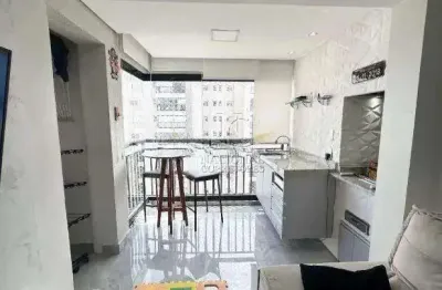 Apartamento para aluguel, 1 quarto, 1 suíte, 1 vaga, jardim - santo andré/sp