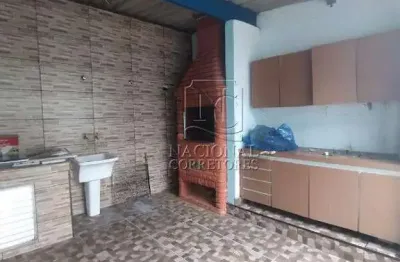 Casa com 1 dormitório, 1 vaga, quintal e churrasqueirapara alugar - vila lucinda - santo andré/sp