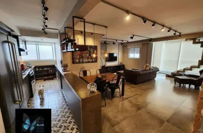 Cobertura Duplex de 170m2 com 3 quartos em Vila Gumercindo - São Paulo - SP.