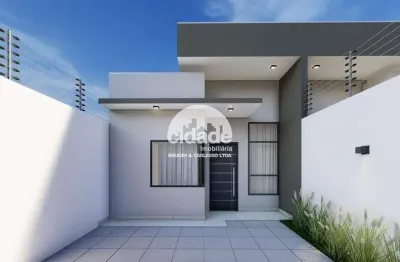 Casa à venda com 2 suítes, cozinha planejada, no bairro Siena, em Cascavel/PR.