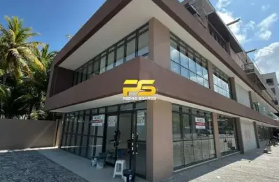 Sala comercial frente mar com 220 metros para locação no bairro de manaira em joão pessoa - pb