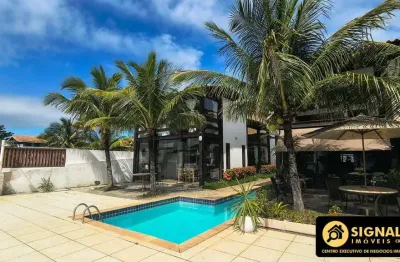 Casa de 03 quartos, á beira do canal em condomínio na ogiva-cabo frio/rj