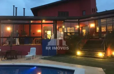 Rrcod4972 casa 508m² condimínio da santa fé - oportunidade - 5 dorms 8 vagas - vinhedo sp - ótima localização - casa mobiliada