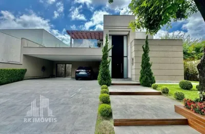 Rr6378 casa deslumbrante 676m² condomínio residencial alpha 1 - oportunidade - 4 suítes 6 vagas - barueri, sp - ótima localização - alphaville