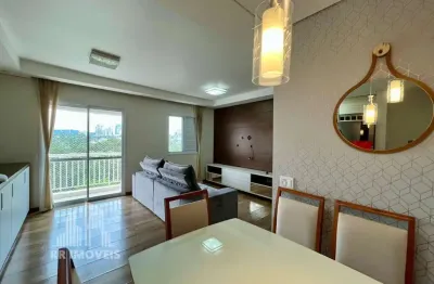 Rr7312 apartamento mobiliado 70m² condomínio essencialle - oportunidade - 2 dorms 2 vagas - barueri, sp - ótima localização - prox alphaville