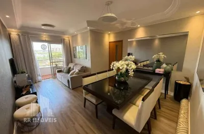 Rr0213 lindo apartamento a venda 78m² - residencial girassol - oportunidade - 3 dorms 2 vagas - nova odessa, sp - ótima localização
