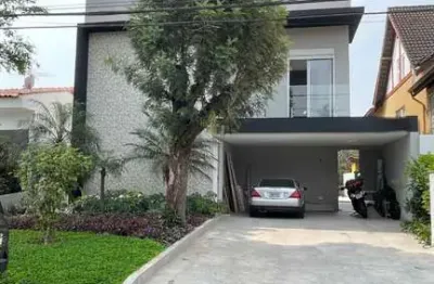 Rr8382 casa mobiliada 272m² condomínio residencial 4 - oportunidade -  4 suítes 6 vagas - barueri, sp - ótima localização - alphaville