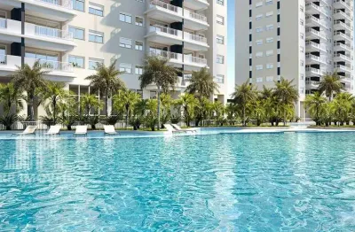 Rr8454 apartamento 58m² condomínio acqua park home resort - oportunidade - 2 dorms 2 vagas - lançamento - ótima localização - jardim esperança