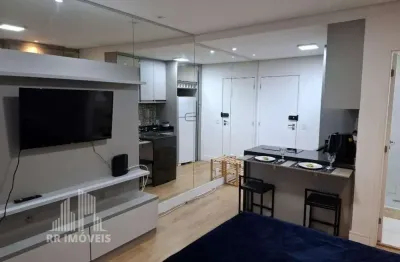 Rr8492 studio mobiliado 26m² condomínio selenita residence long stay - oportunidade - 1 dorm 1 vaga - barueri, sp - ótima localização - bethaville