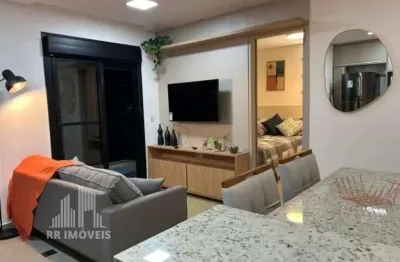 Rr8534 apartamento mobiliado 41m² condomínio fiori - oportunidade - 1 dormitório 1 vaga - barueri, sp - ótima localização - avenida copacabana