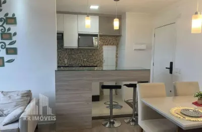 Rr8714d1 apartamento mobiliado 51m² condomínio inspire flores oportunidade - 2 dorms 1 vaga - barueri, sp - ótima localização - próximo de alphaville