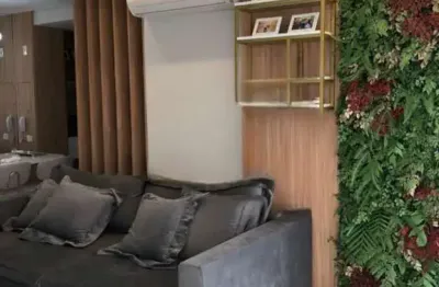 Rr8803 apartamento mobiliado 87m² condomínio aruanã 601 - oportunidade - 2 suítes 2 vagas - barueri, sp - ótima localização - tamboré