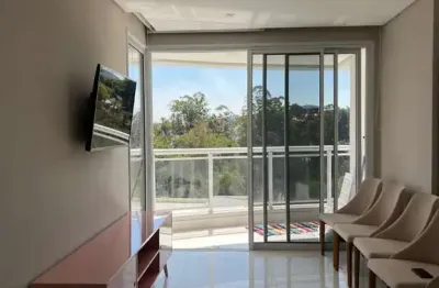 Rr9054 apartamento mobiliado 70m² condomínio wave - oportunidade - 2 dorms 2 vagas - barueri, sp - ótima localização - alameda leblon