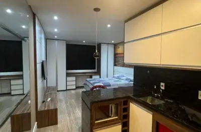 Rr9164 studio mobiliado 26m² condomínio selenita residence long stay - oportunidade - 1 dorm 1 vaga - barueri, sp - ótima localização - bethaville