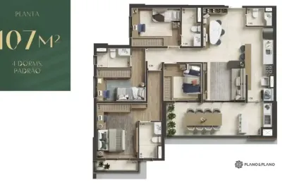 RR7913 Apartamento 107m² CONDOMÍNIO NID ALPHAVILLE - OPORTUNIDADE - 4 Dorms 2 Vagas - Barueri, SP - Ótima Localização - ALAMEDA ARAGUAIA