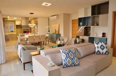 Apartamento no bairro nova aliança com 03 suites, lavabo, varanda gourmet, 04 vagas de garagem.