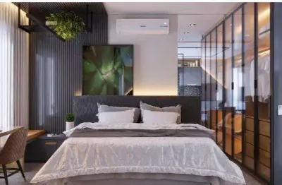 Apartamento tipo para venda em setor residencial granville i com 1 quarto, sendo 1 suíte, 46.95m²