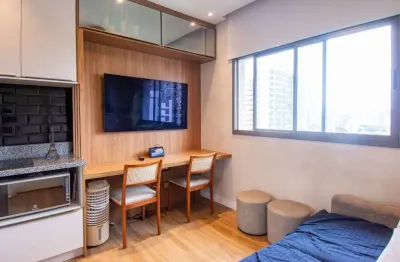 Apartamento para venda em chácara santo antônio (zona sul) com 1 quarto , 27m²