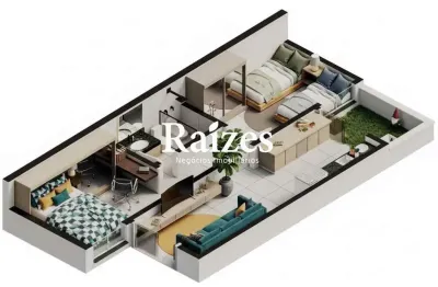 Casa à Venda em Santa Rosa, Uberlândia - 2 Quartos, Financiável