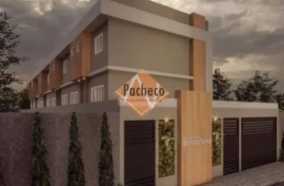 Sobrado em condomínio fechado na Vila Santa Tereza com 02 suítes, 01 vaga, 63m², R$ 410.000,00