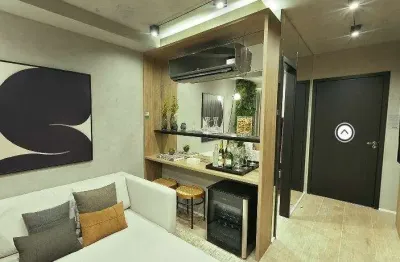 Apartamento no condomínio zip brooklin no itaim bibi com 1 dormitório 1 banheiro