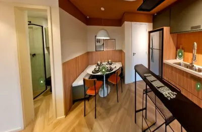 Apartamento no condomínio vinx vila tolstói no bairro vila tolsto com 52m² 2 dormitórios 2 banheiros 1 vaga