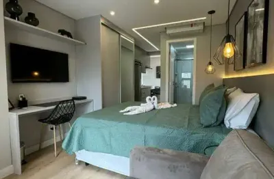 Studio no condomínio nik perdizes na barra funda com 26m² 1  dormitório 1 banheiro