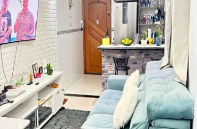 Apartamento 2 dormitórios,2 wc localizado em jd santo alberto santo andré