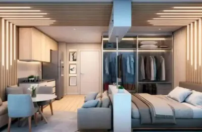 Condominio vila parque butantã, studio de 32m² com 1 dormitório, sem vaga.