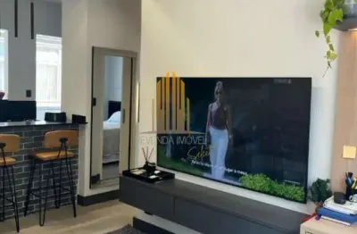 Condomínio jurubatuba no paraíso, apartamento de 52m² com 1 dormitório, sem vaga.