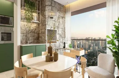 Edificio mundo apto campo belo - apartamento de 34m² com 2 dormitórios, 1 banheiro e não possui vaga